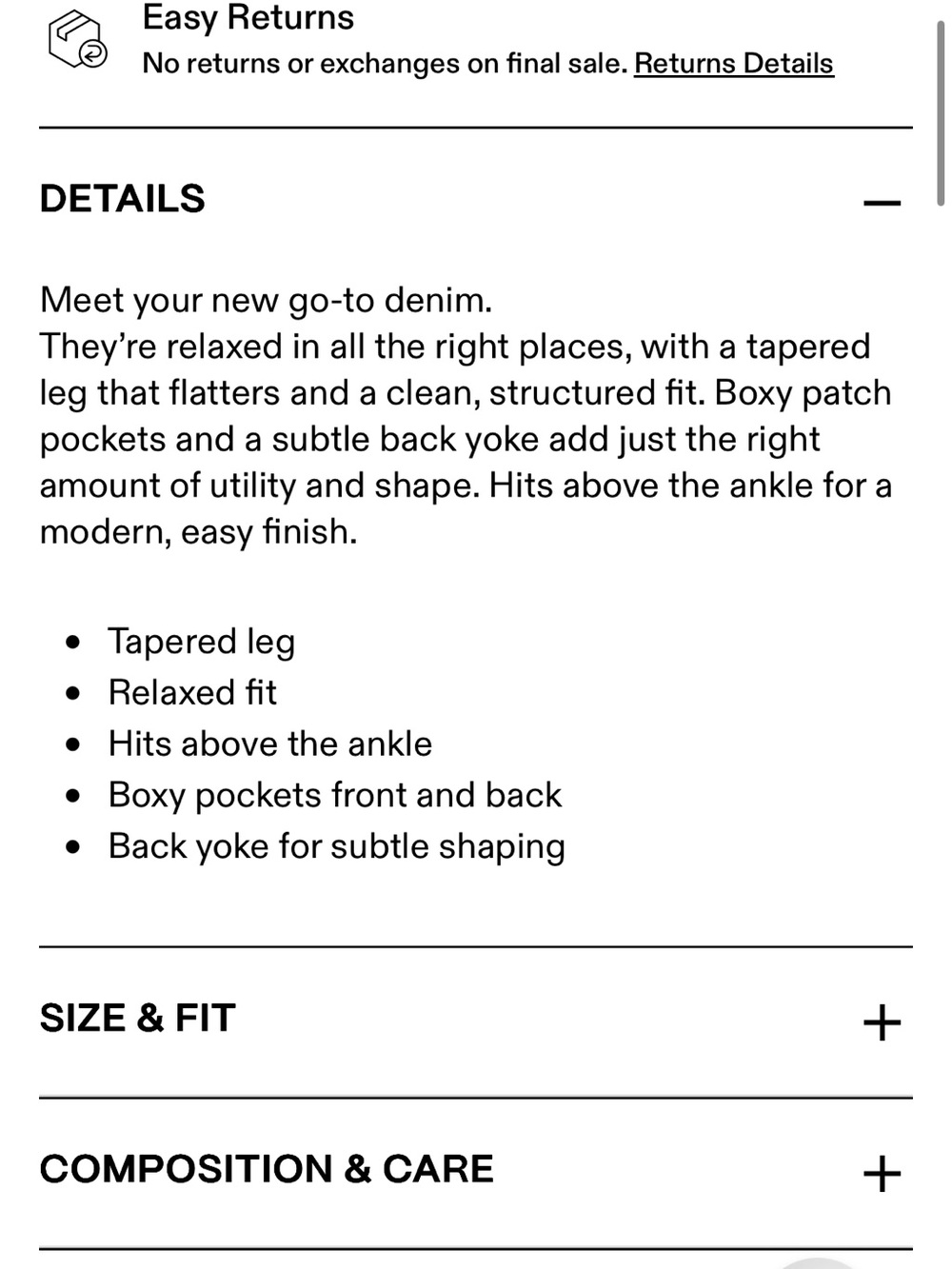 Ruti Slouchy 2.0 Barrel Jeans- Relaxed High Rise - Picture 4 of 11